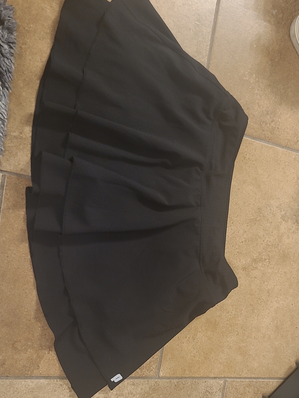 Prince Black Circle Skort with Subtle Pleatsgolf